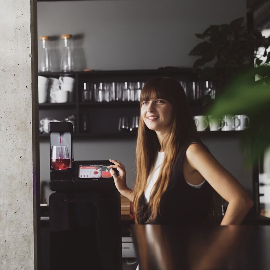 H2YO tap in de kantoorpantry